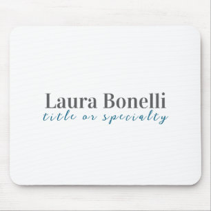 Minimalistischer professioneller moderner einfache mousepad