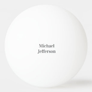 Minimalistischer professioneller moderner einfache tischtennisball