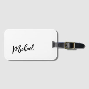 Minimalistischer professioneller moderner Elegant Gepäckanhänger