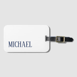Minimalistischer professioneller moderner Elegant Gepäckanhänger