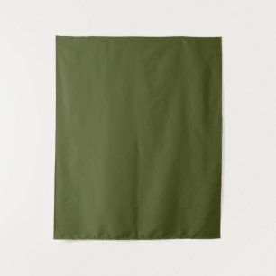 Minimalistischer professioneller solider Army-Grün Wandteppich