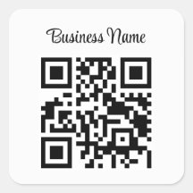 Minimalistischer QR-Code Firmenname