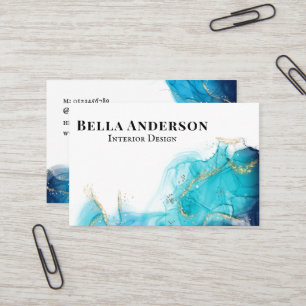 Minimalistischer QR-Code für Aquamarine Tinte aus  Visitenkarte