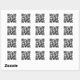 Minimalistischer QR-Code für Berufliche Unternehme Quadratischer Aufkleber