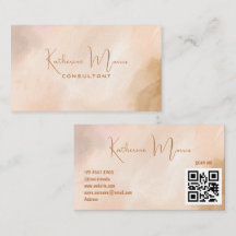 Minimalistischer QR-Code für braun-neutrales Ton B