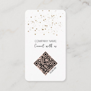 Minimalistischer QR-Code für die Verbindung mit un Visitenkarte