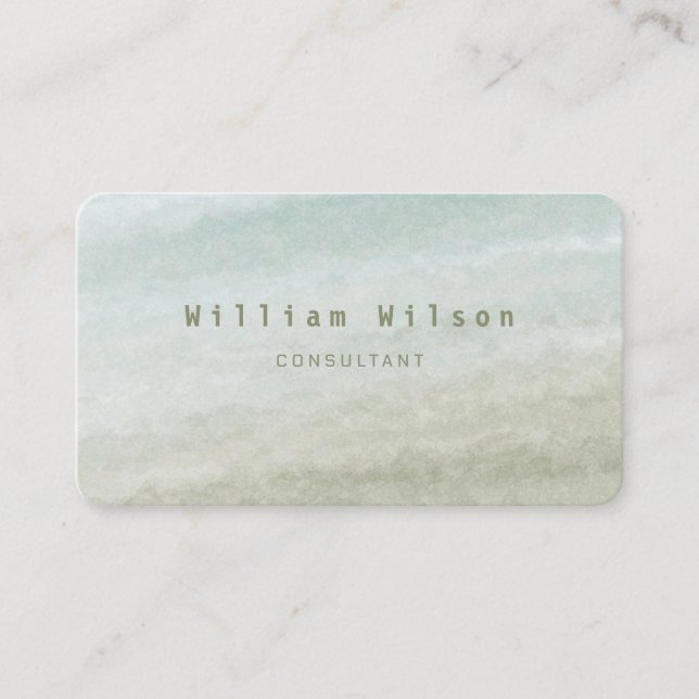 Minimalistischer QR-Code für neutrales Ton Berufli Visitenkarte (Vorderseite)