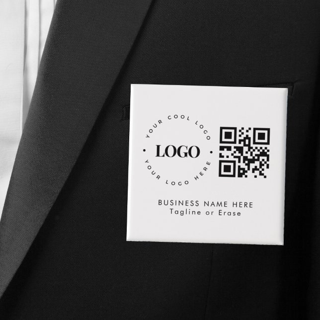 Minimalistischer QR-Code für Unternehmen Button (Von Creator hochgeladen)