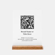 Minimalistischer QR-Code | Modernes, sauberes Desi