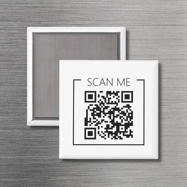 Minimalistischer QR-Code-Scan-Me-Geschäft Magnet (Von Creator hochgeladen)