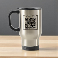 Minimalistischer QR-Code-Scan-Me-Geschäfts-