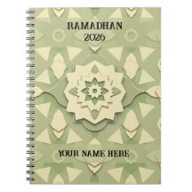 Minimalistischer Ramadan im Salbeigrün