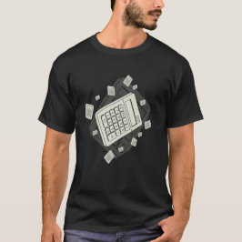 Minimalistischer Rechner und mathematische Mustera T-Shirt