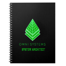 Minimalistischer Retro-Futurismus Omni Systems Tec
