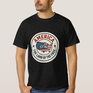 Minimalistischer Retro-T - Shirt - Vintag Inspirie
