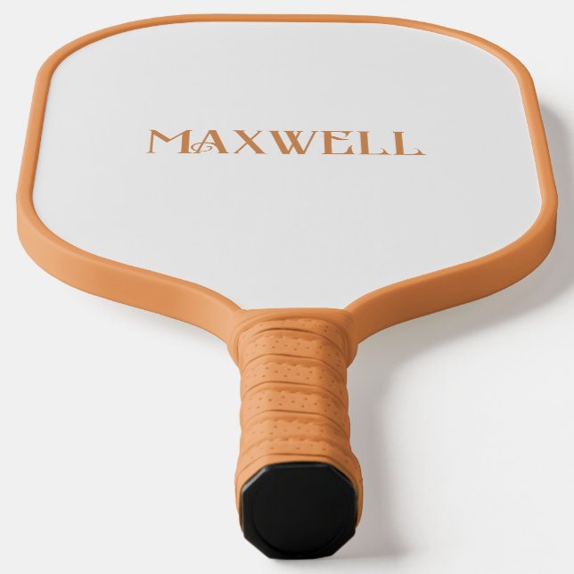 Minimalistischer Retro-Vater mit benutzerdefiniert Pickleball Schläger (Ablage )