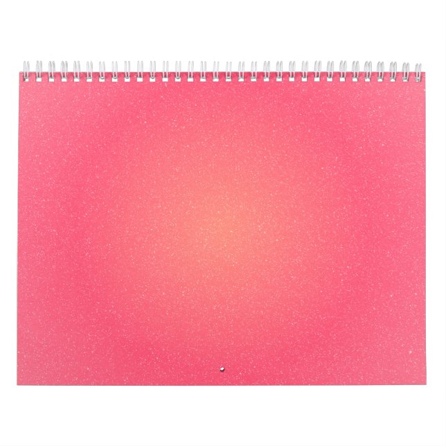 Minimalistischer rosafarbener Wandkalender (Titelbild)