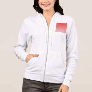 Minimalistischer roter Gradient-Hoodie Premium S Hoodie