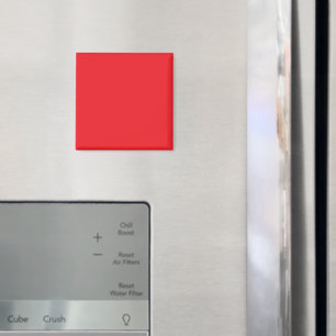 Minimalistischer roter Luxus-Statement-Magnet Magnet
