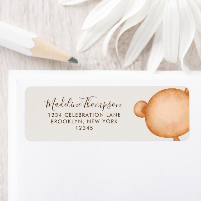 Minimalistischer Rustikaler Bär Elegante Script Ty (Insitu)