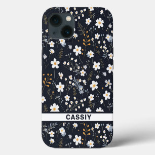 Minimalistischer sanfter Garten Wildblumen Nursery iPhone 13 Hülle