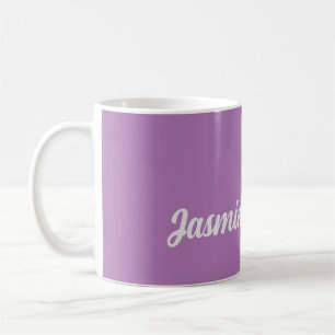 Minimalistischer Schlichter handgeschriebener Name Kaffeetasse