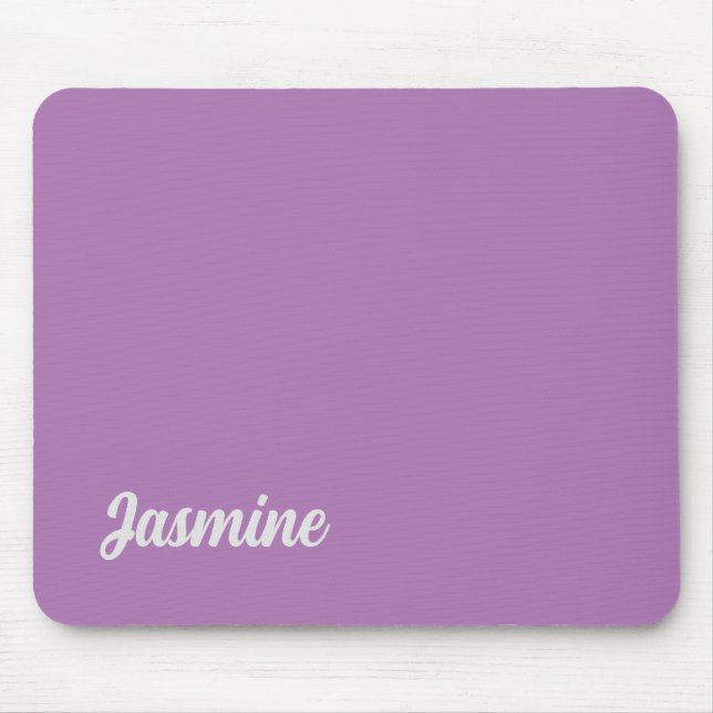 Minimalistischer Schlichter handgeschriebener Name Mousepad (Vorne)