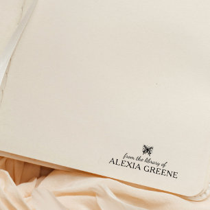 Minimalistischer Schmetterling aus der Bibliothek Gummistempel