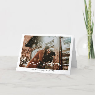 Minimalistischer Schriftart Ihre Voice-Karte Karte