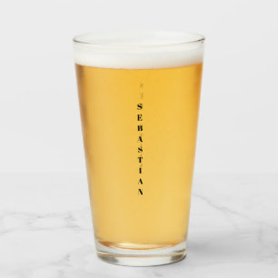 Minimalistischer schwarzer, benutzerdefinierter ve glas