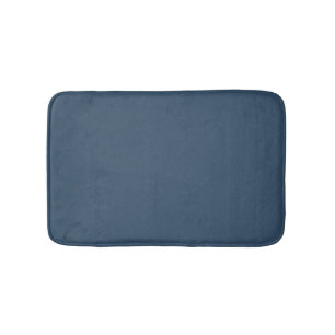 Minimalistischer See blau schlicht Badematte