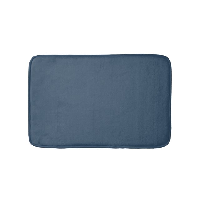 Minimalistischer See blau schlicht Badematte (Vorderseite)