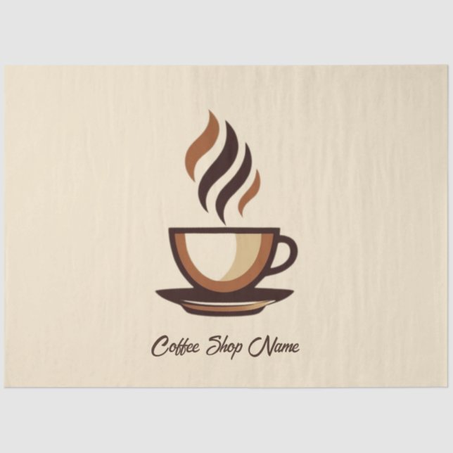 Minimalistischer Shop für das Logo für das elegant Seidenpapier (Vorderseite)