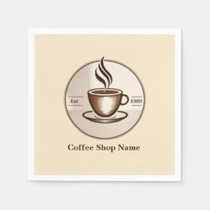Minimalistischer Shop für das Logo für das elegant Serviette