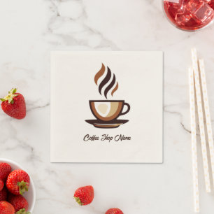 Minimalistischer Shop für das Logo für das elegant Serviette