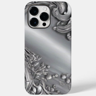 Minimalistischer Silver Scroll iPhone 14 Pro Max F Case-Mate iPhone 14 Pro Max Hülle