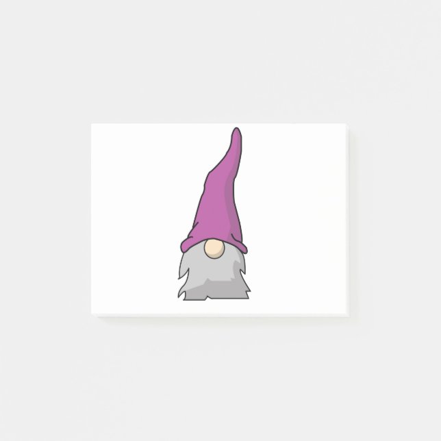 Minimalistischer Skandinavier Gnome Post-it Klebezettel (Vorderseite)