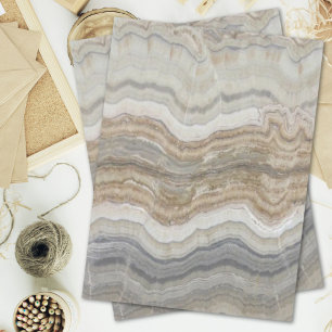 Minimalistischer skandinavischer Granitbrauner gra Seidenpapier