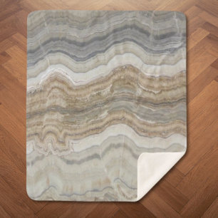 Minimalistischer skandinavischer Granitbrauner gra Sherpadecke