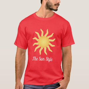 Minimalistischer Sonnenbrand - Strahlungsenergie u T-Shirt