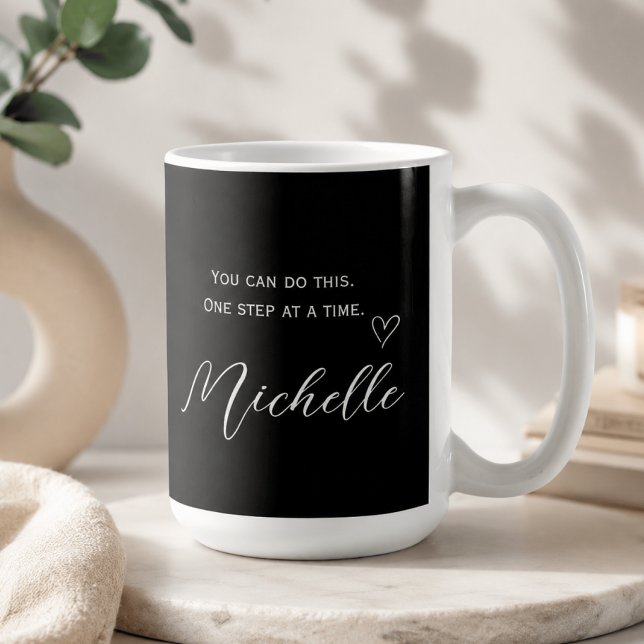 Minimalistischer Spruch | Du Schaffst Das Personal Kaffeetasse (Von Creator hochgeladen)