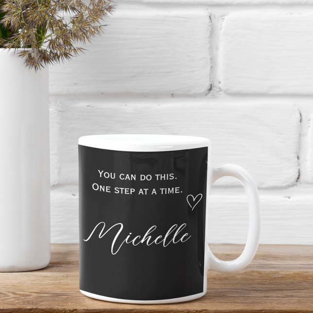 Minimalistischer Spruch | Du Schaffst Das Personal Kaffeetasse (Von Creator hochgeladen)