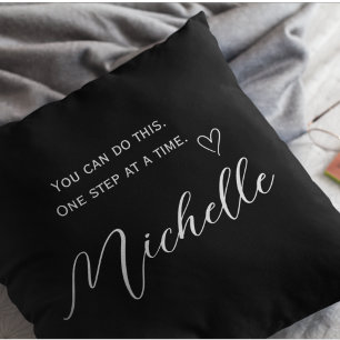 Minimalistischer Spruch   Du Schaffst Das Personal Kissen