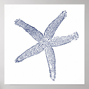 Minimalistischer Starfish Poster