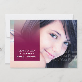 Minimalistischer Steigungs-Block: Rot Einladung