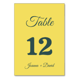 Minimalistischer Stil | Calligrafy Schriftart Wedd Tischnummer