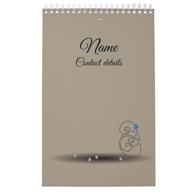 Minimalistischer Stranddichter-Poesie-Kalender 202 Kalender (Titelbild)