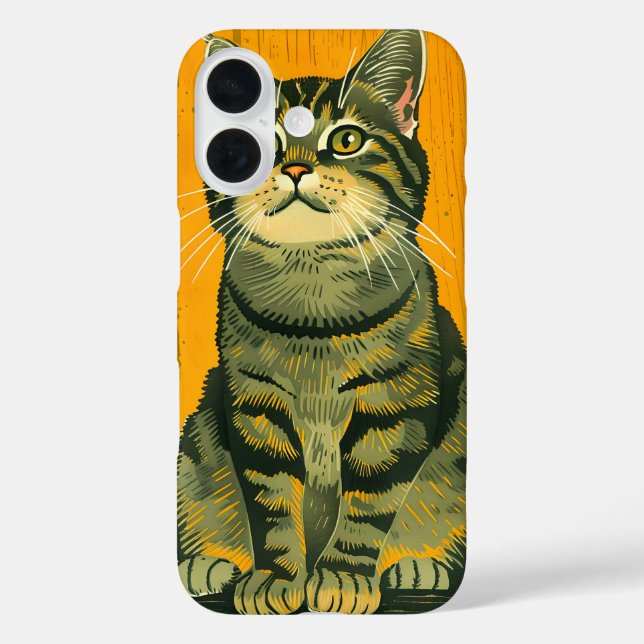 Minimalistischer Streifen Case-Mate iPhone Hülle (Rückseite)