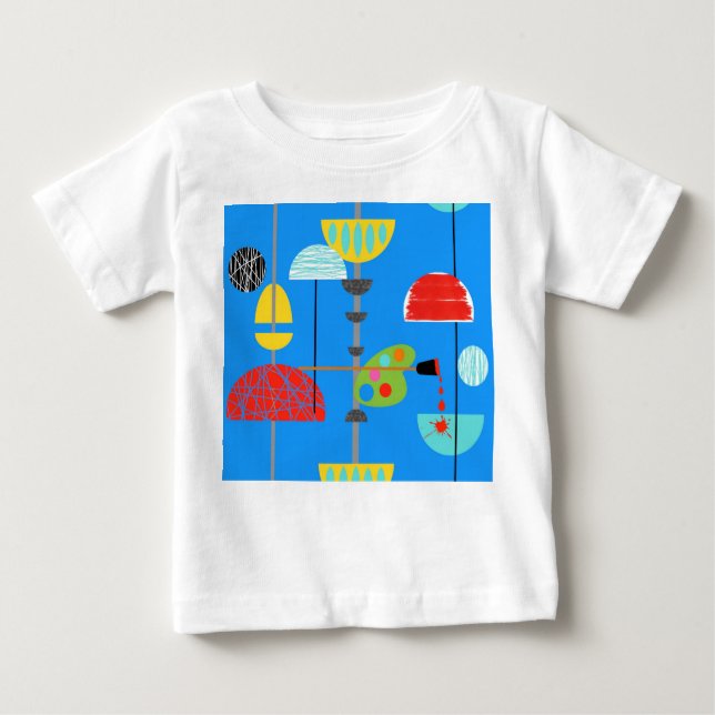 Minimalistischer T - Shirt für moderne Kunst (Vorderseite)