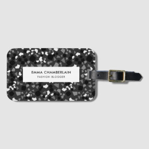 Minimalistischer Terrazzo Print Gepäckanhänger